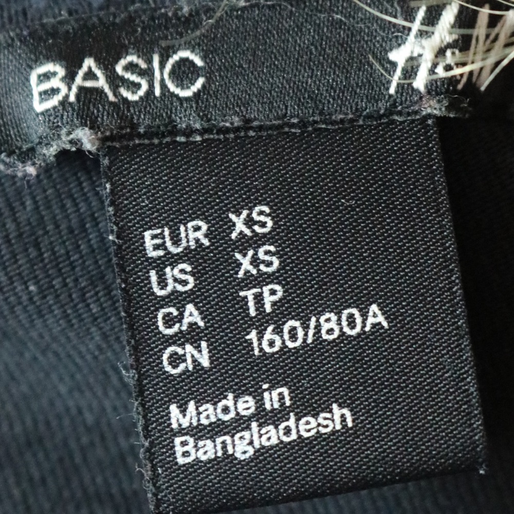 H&M Basic Black Stretchy Knee Length Tight Dress ! - Picture 8 of 8